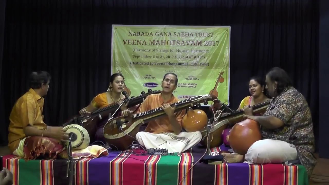 Mudikondan S.N.Ramesh, R.Sowmya & R.Charanya | Carnatic Instrumental Music | Veena Mahotsavam 2017