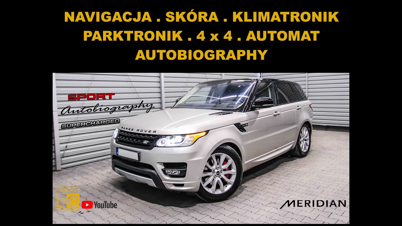auto-leszno.otomoto.pl - Prezentacja LAND ROVER RR SPORT AUTOBIOGRAPHY 4x4 AUTOMAT  AUTOTEST LESZNO