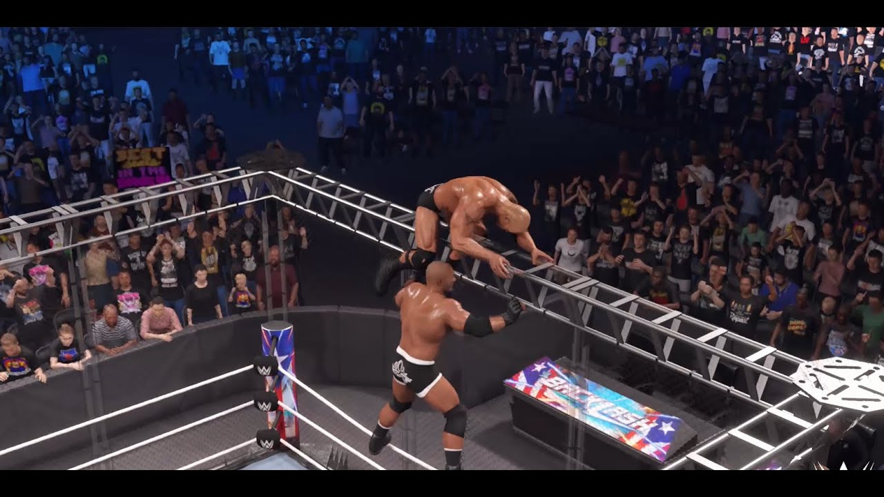 The Rock vs Goldberg | STEEL CAGE MATCH | WWE Championship | Backlash | WWE Universe Mode