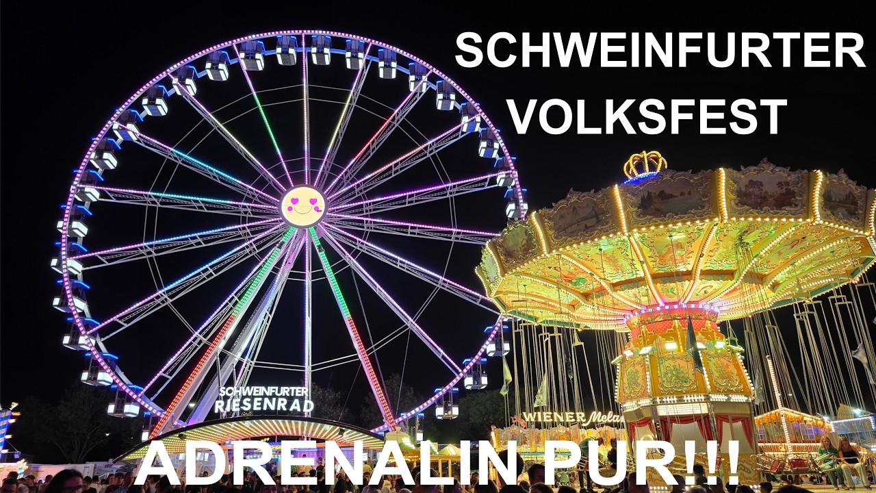 Schweinfurter Volksfest 2025 mit großem Eröffnungsfeuerwerk