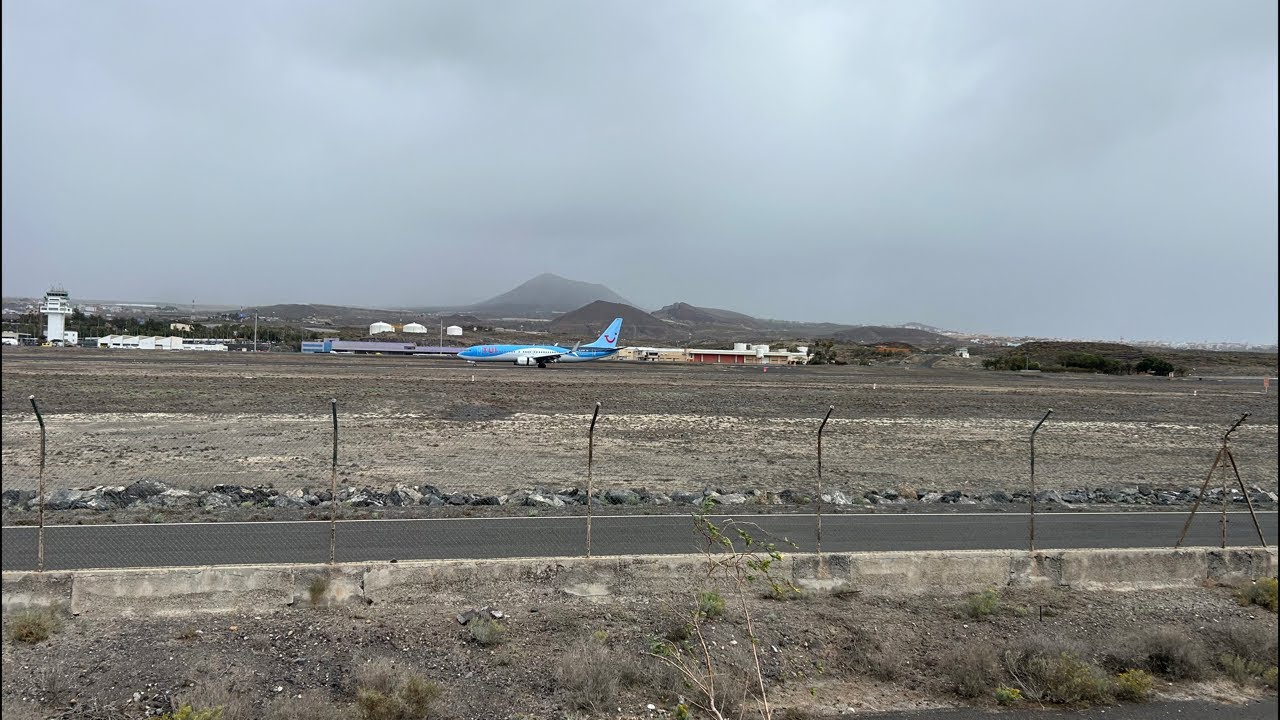 🔴Airport Teneriffa heftige Windböen | bis zu 70 km/h