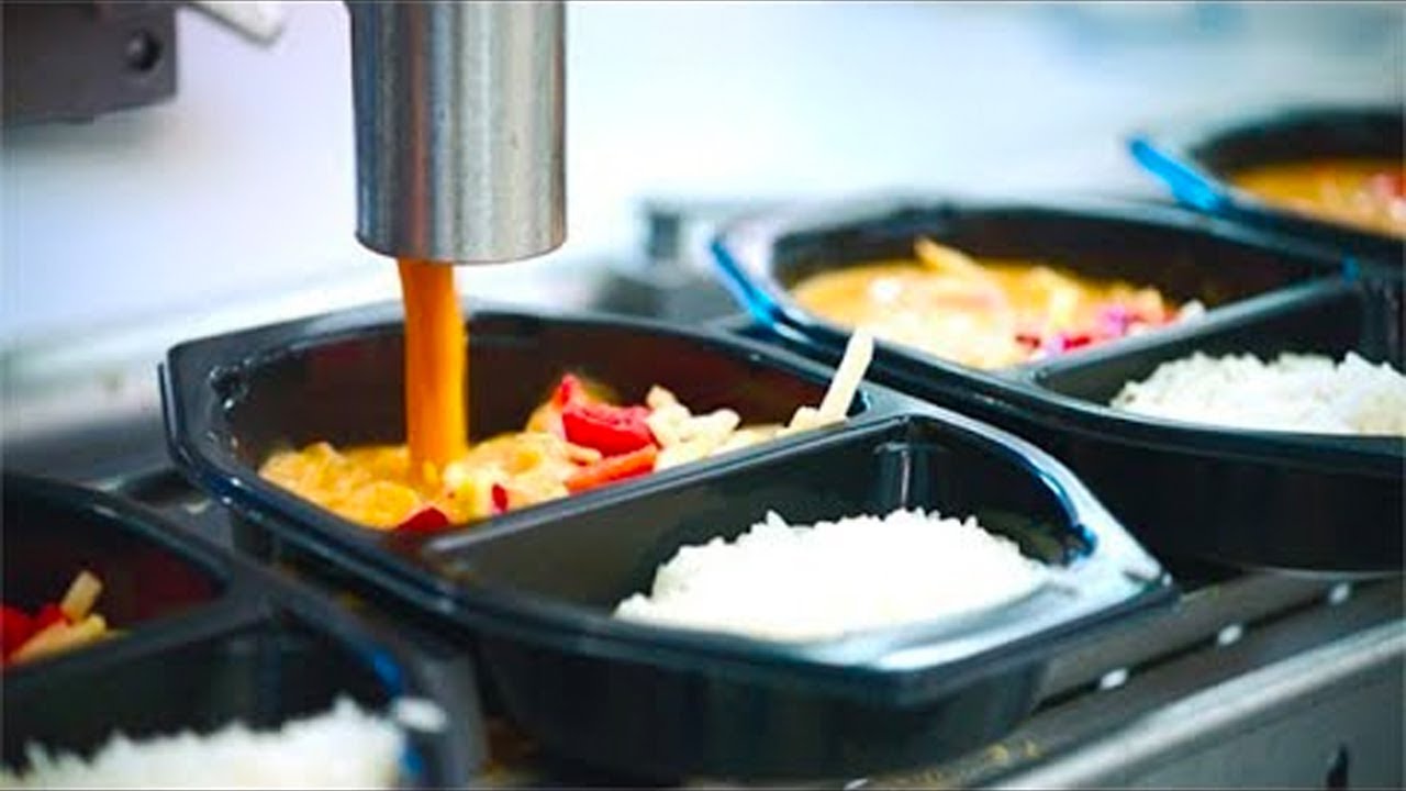 Automatic Food Factory | How Ready to Eat Food Is Made