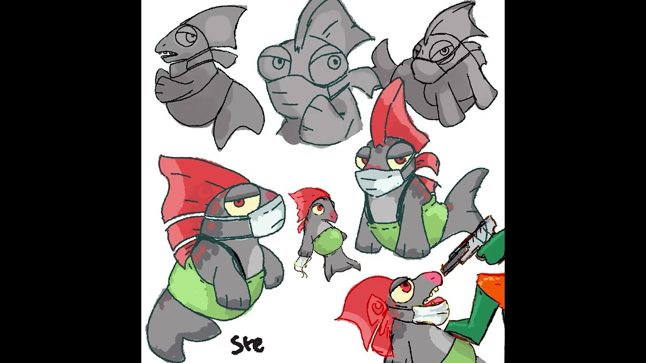 Salmonid Ocs speedpaint collection