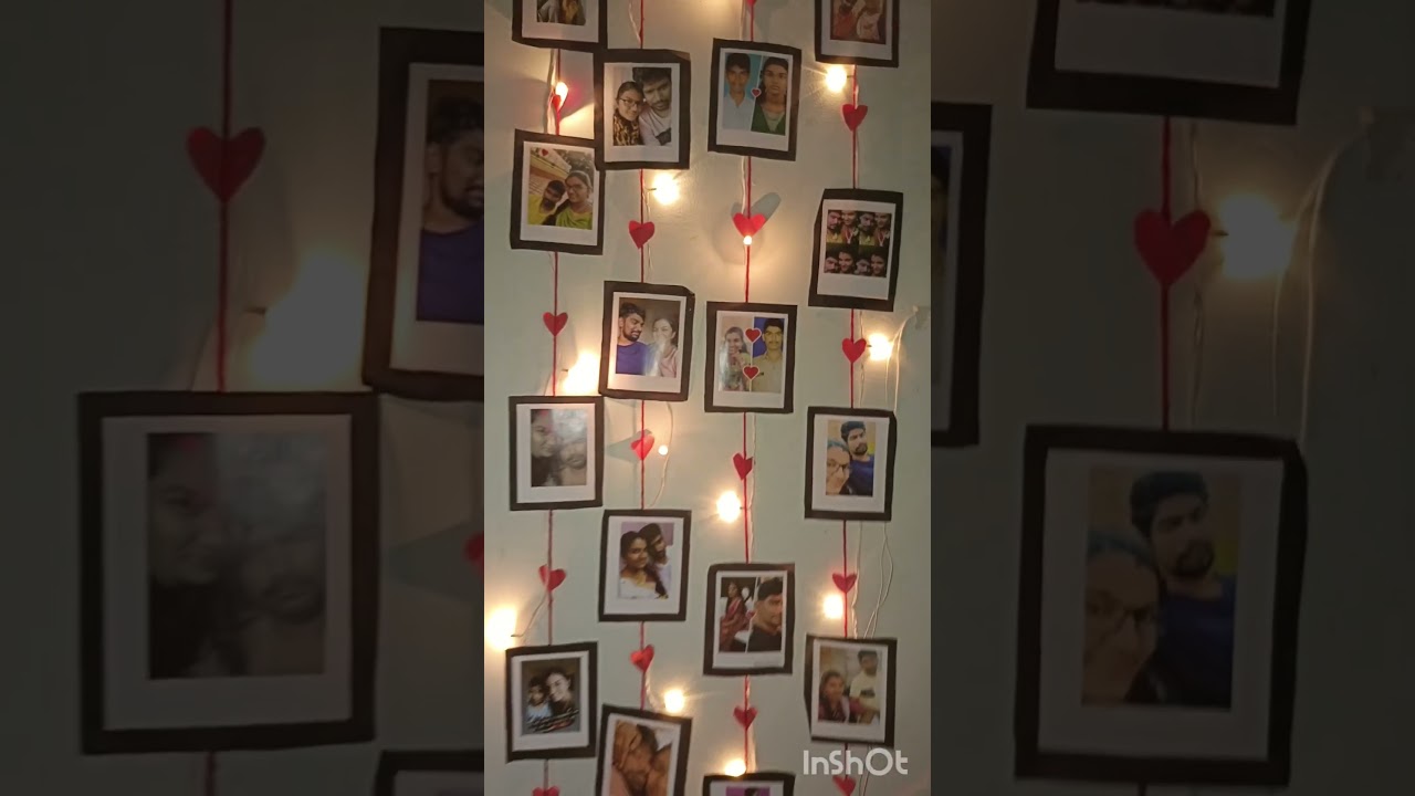 Polaroid Photos Wall Hanger.. Self Made For My Love... 💞