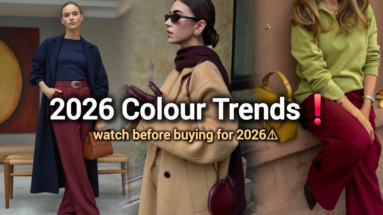 2026 Colour Trends| How to Look  , Elegant and Effortlessly Attractive ✨️ 