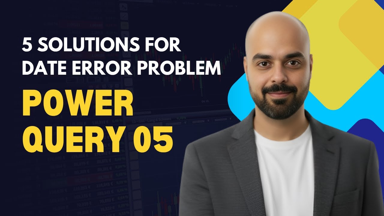 خمس طرق فعالة لحل مشكلة التاريخ في  Power Query