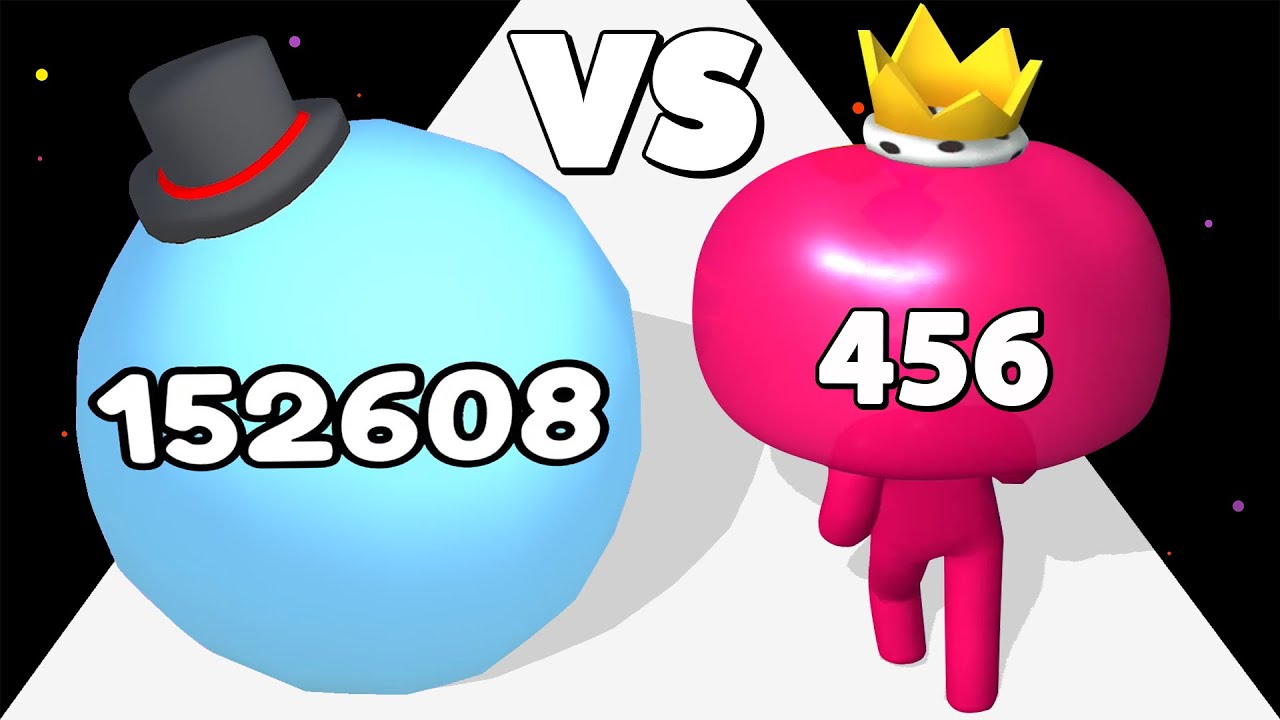 BIG HEAD RUN /vs SLIME HEAD RUN ∞ ASMR Gameplay Android iOS • Number Math Games • Satisfying Games