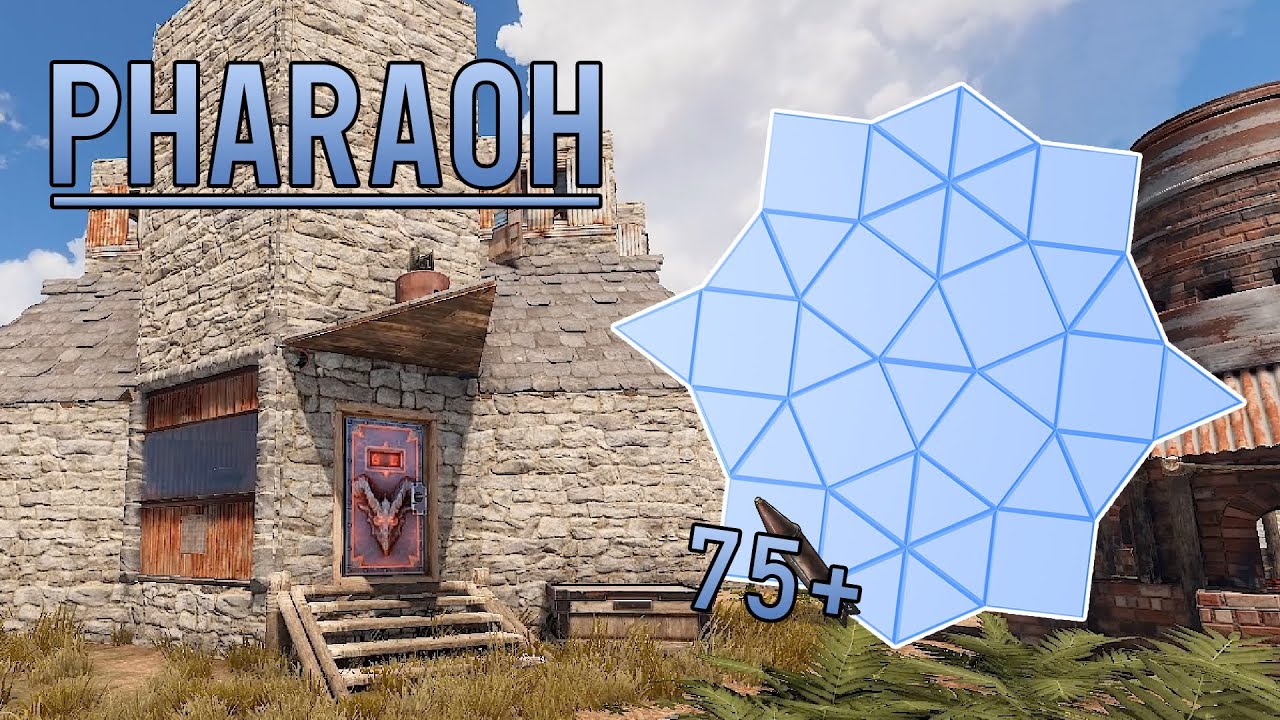 The Pharaoh Solo/Duo/Trio Base Design + External TC'S 75+ Rockets