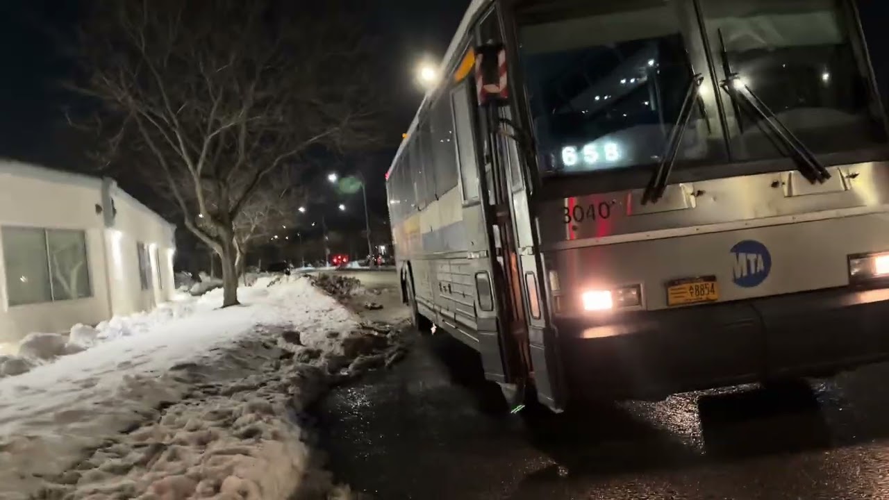 Boarding & Leaving QM5 Bus #3040 From Madison & 47 St To 260 St & Union Tpke 2/25/26