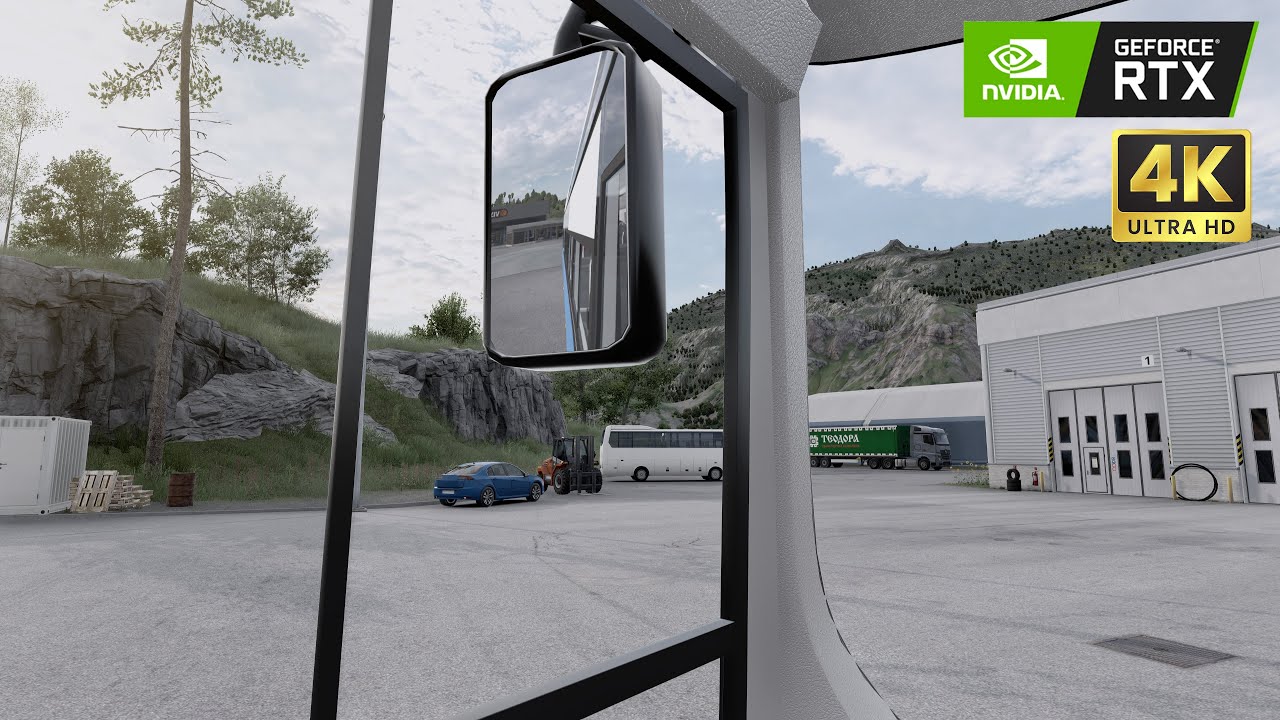[생][유로트럭2,ets2](IR) 1.57, 4K, 버스모드,풍경,카메라, SNOWYMOON 2.0, DLSS PERFORMANCE REV.2