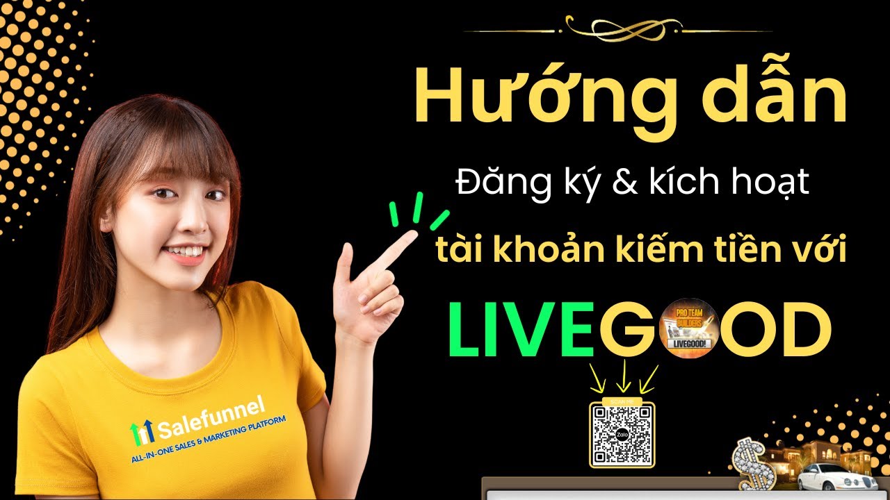 Hướng dẫn thanh to&aacute;n ph&iacute; k&iacute;ch hoạt t&agrave;i khoản kiếm tiền livegood