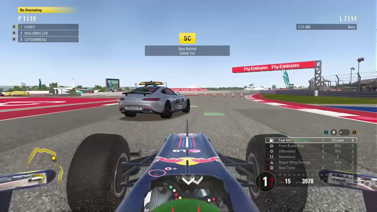F1 2017 - Safety Car Fail