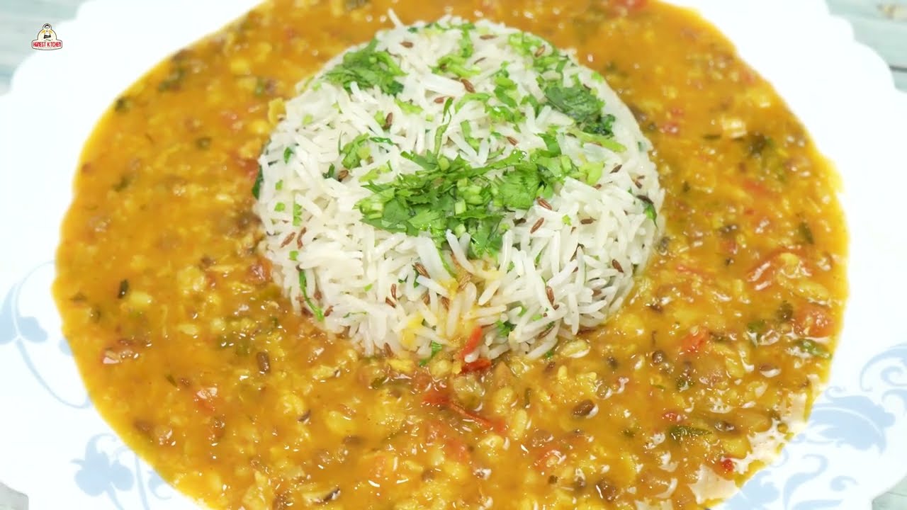 बिना लहसुन प्याज के दाल फ्राई & पंचरत्न जीरा राइस बनाने का आसान तरीका | Dal Fry & Jeera Rice