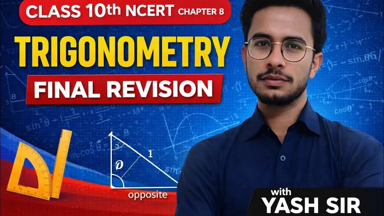 Class 10th chapter 8 Trigonometry #importantquestions Revision 