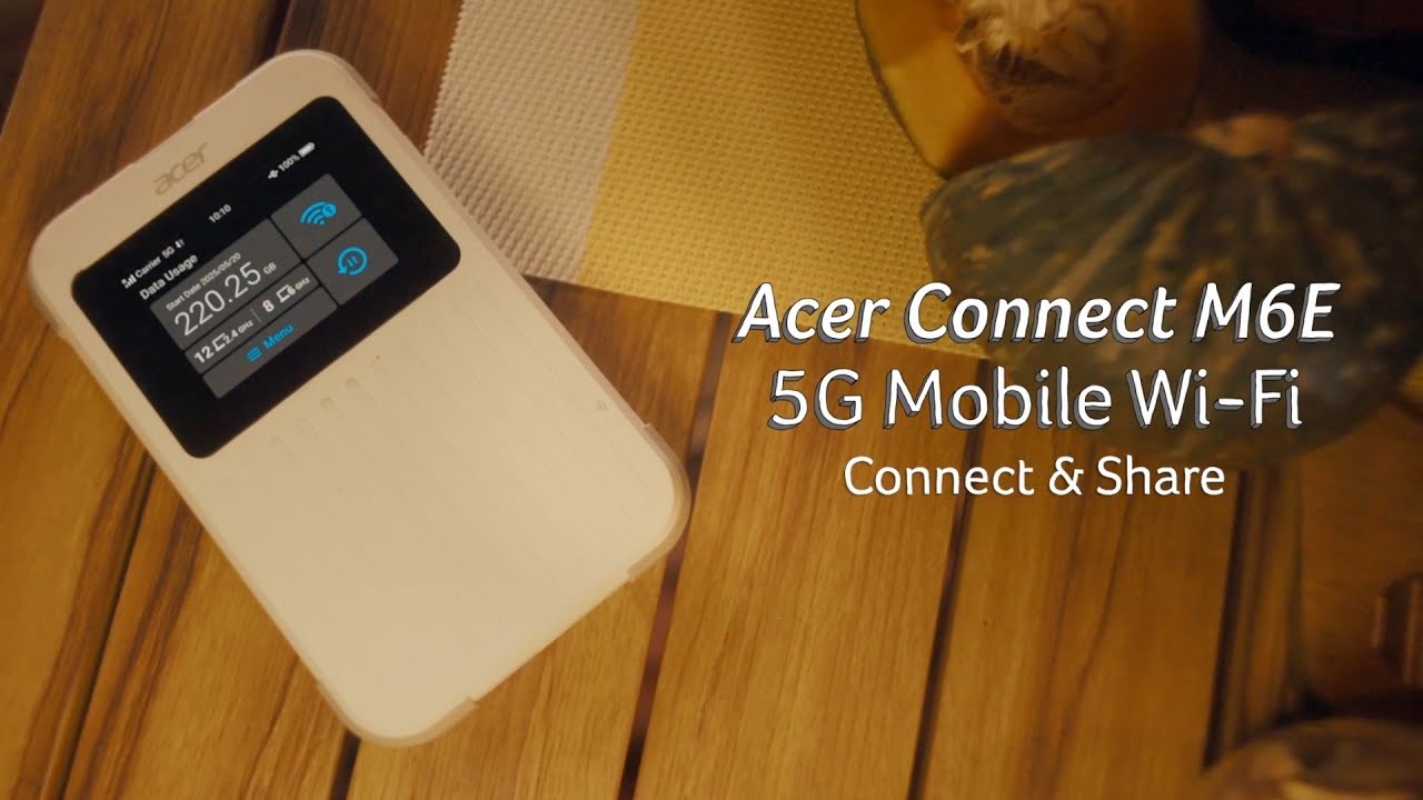Acer Connect M6E 5G Мобильный Wi-Fi | Подключайтесь и делитесь | Acer