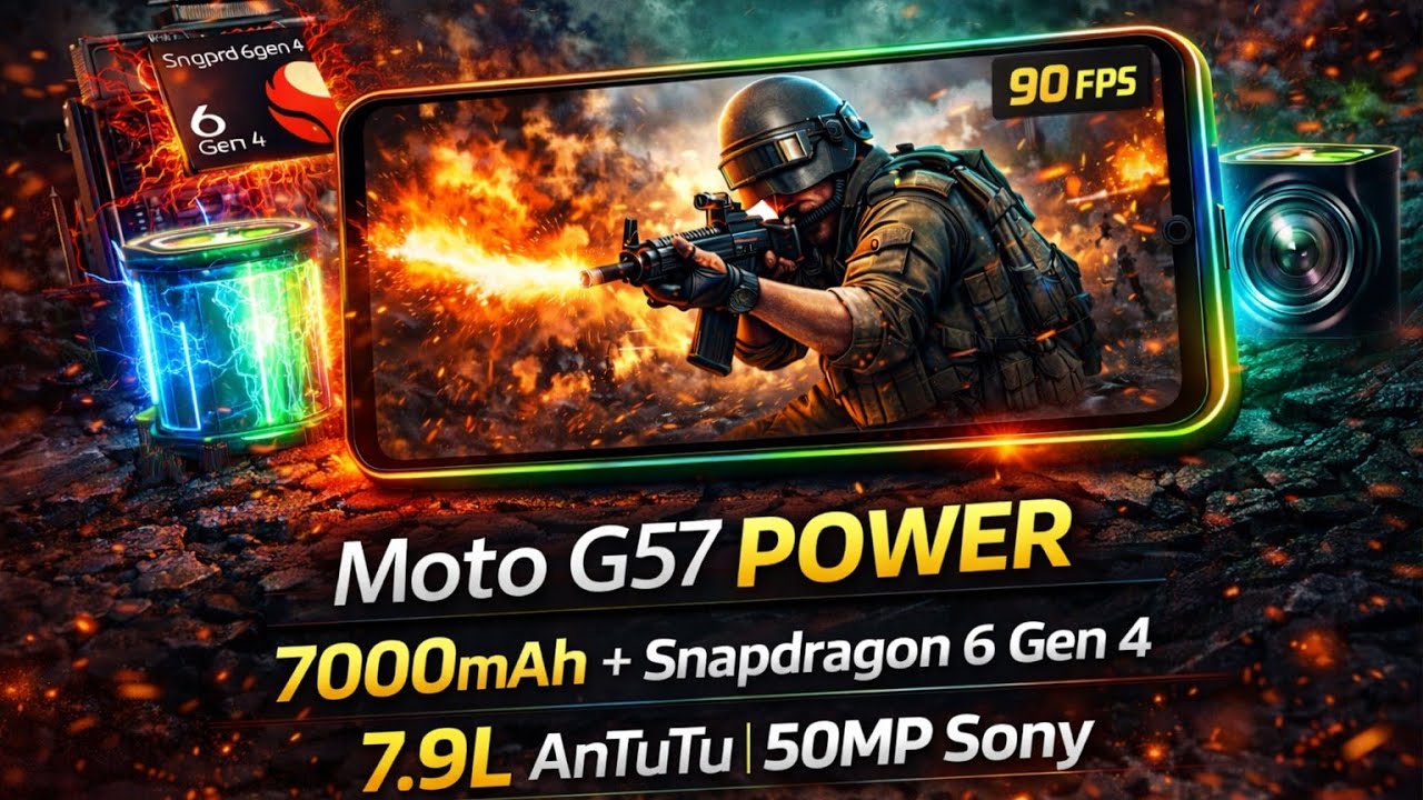 Moto G57P Power || 7000 mAh Battery || HDR Graphic unlock 🔓|| 15K Budget Phone 📱