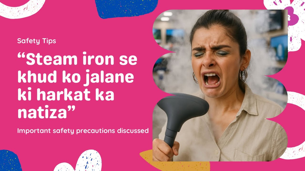 Anveshi Jain talking about one time when she burnt herself with STEAM IRON #anveshijain