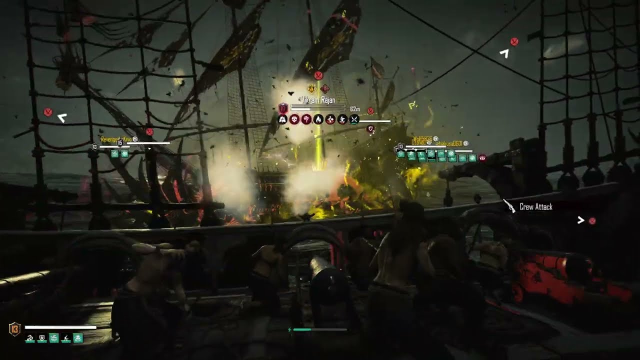 Skull And Bones Level 17 Vicram Killer BARQUE. The Ultimate Barque ship