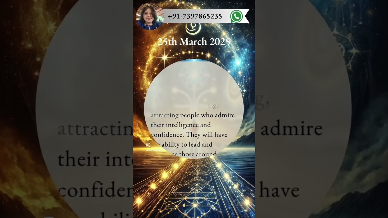 Future of a Child Born on 25th March 2025- #astrology #numerologyreading #Mulaank7 #bhagyank1