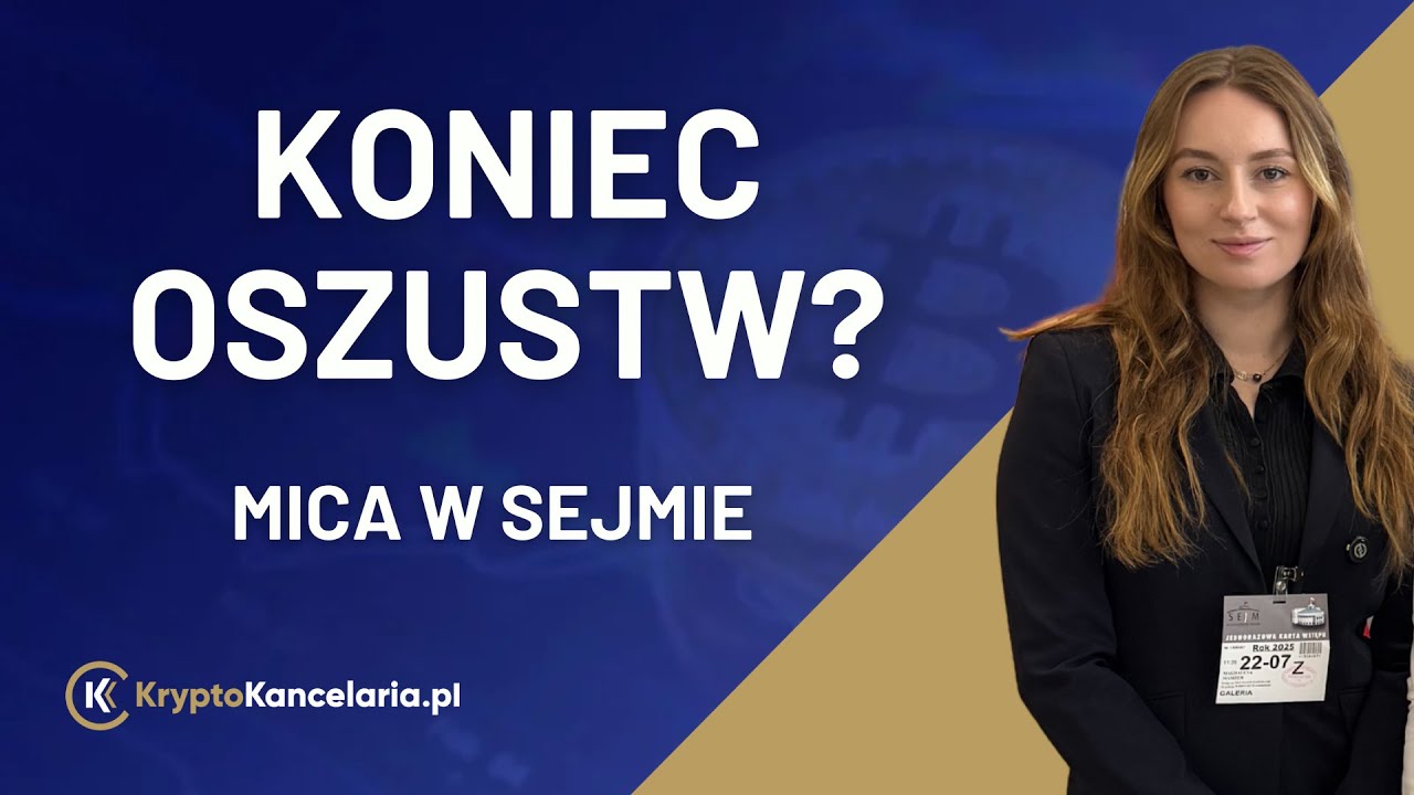 MiCA w Sejmie - koniec oszustw? Rozmowa z posłem Adamem Gomołą