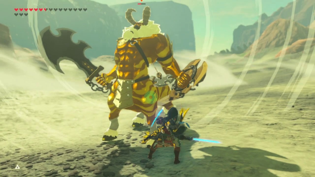TloZ: Breath of The Wild combat glitches practice