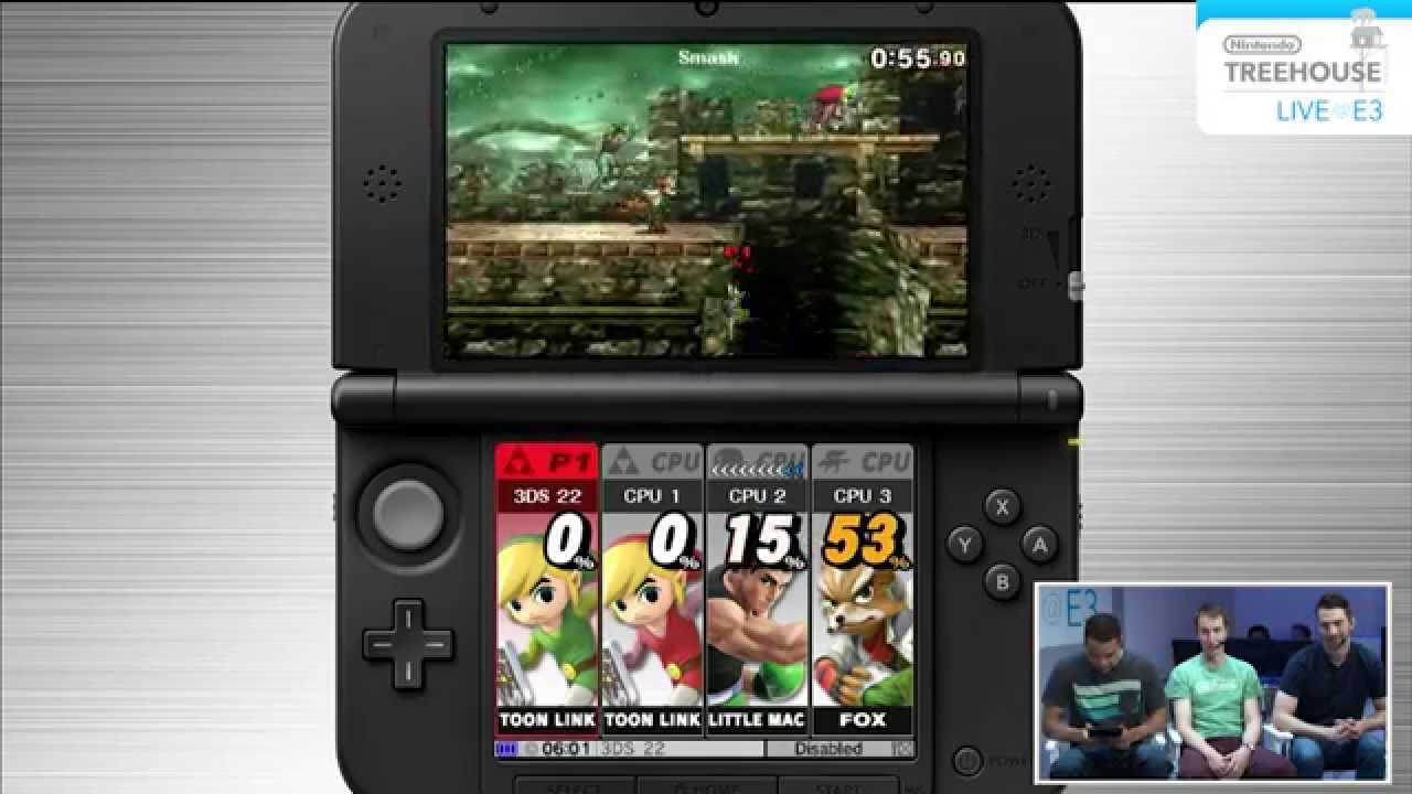 Nintendo Treehouse: Live @ E3 -- Day 2: Super Smash Bros. for Nintendo 3DS Part 1