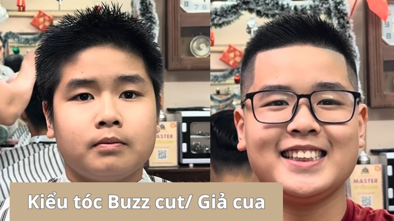 Cắt Tóc Nam Buzzcut/ Giả Cua Kê Lược Tự Nhiên