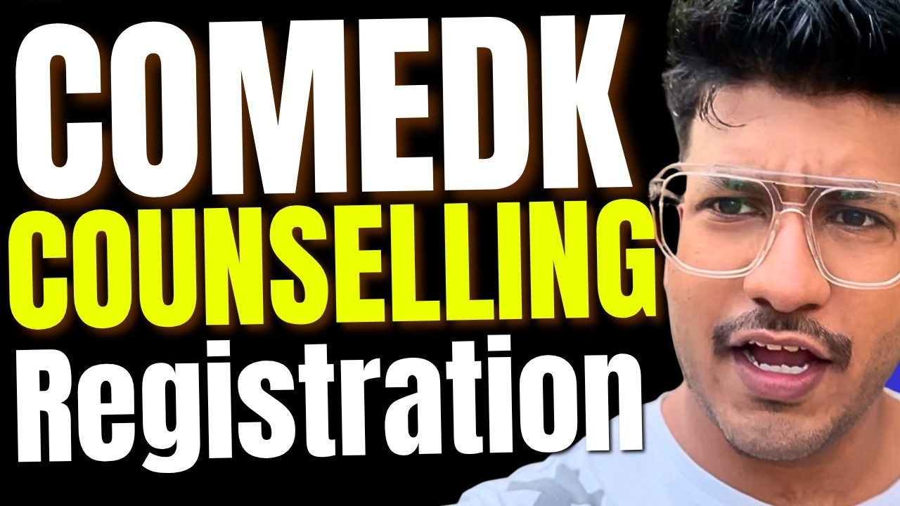 COMEDK 2026 | Step-by-Step Registration Process for COMEDK Counselling