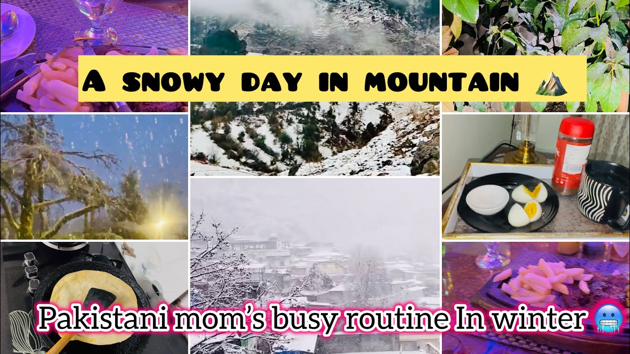 A Snowy Day ❄️| Pakistani Mom Busy Routine In Winter 🥶 