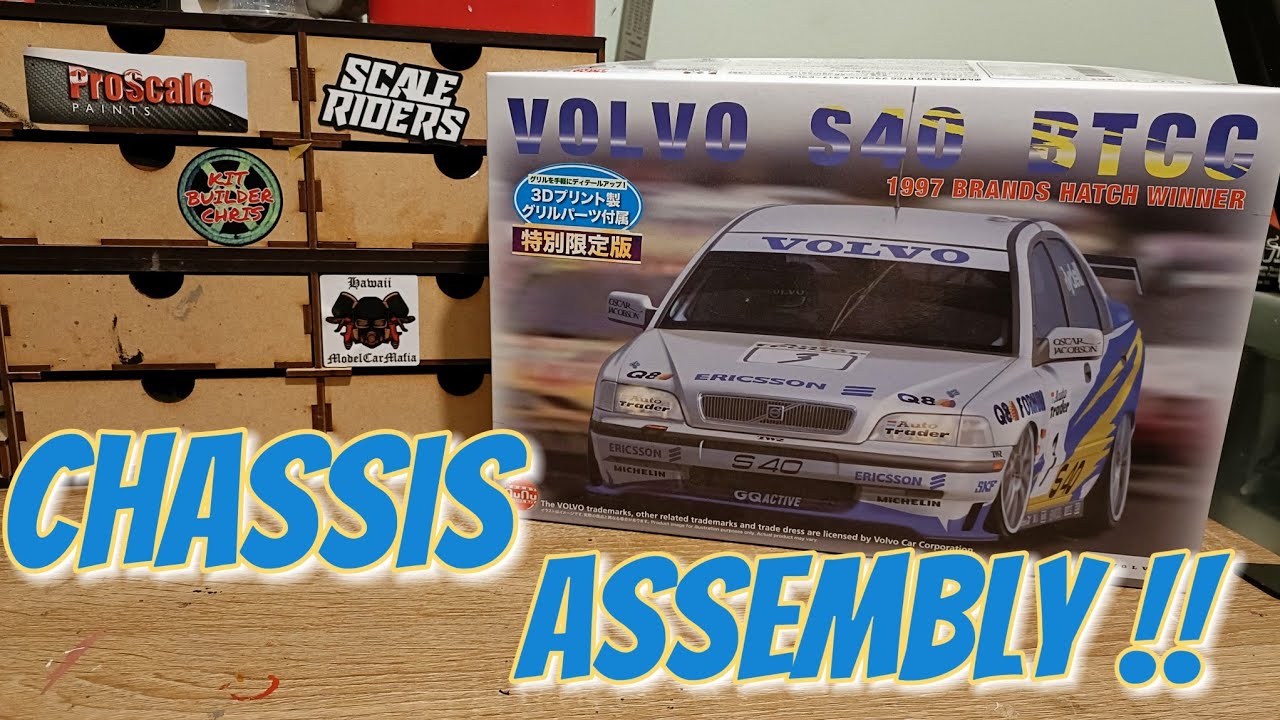 Nunu Volvo S40 BTCC 1997 Brands hatch winner - Full chassis assembly
