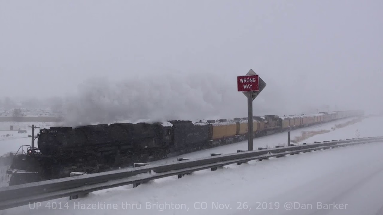 Union Pacific 4014 Hazeltine into Brighton, CO