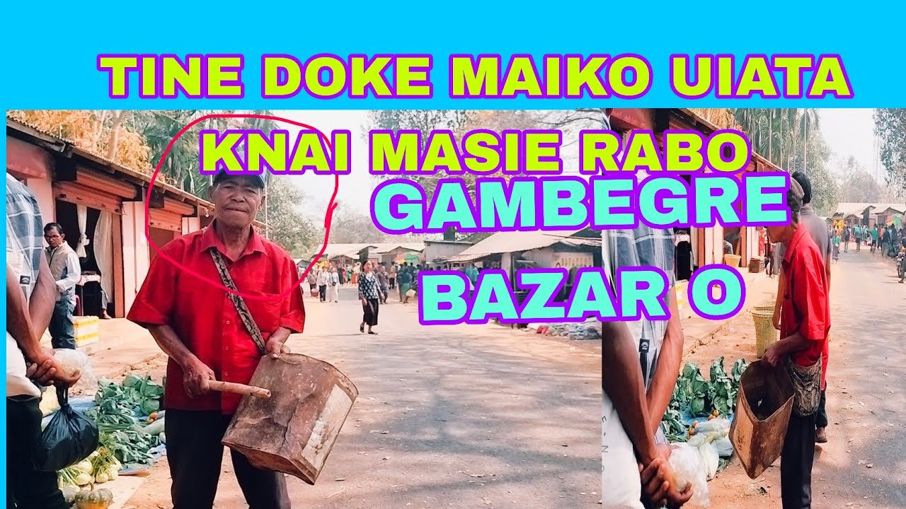 GAMBEGRE BAZAR O BANGAL RANGKO RE.ATBANA ONJAENGA NAME KNAI RA.BO//25/2/26.