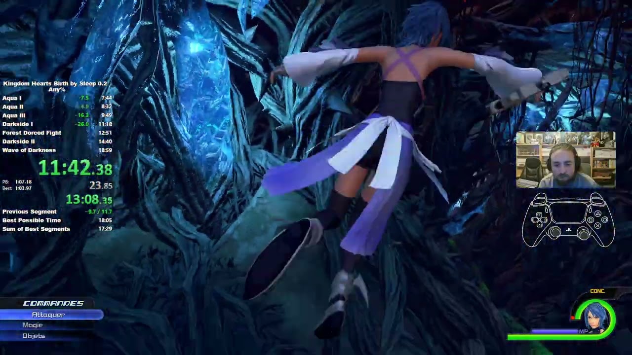 Kingdom Hearts Birth by Sleep 0.2 Speedrun : Any% en 18:34 (PC)