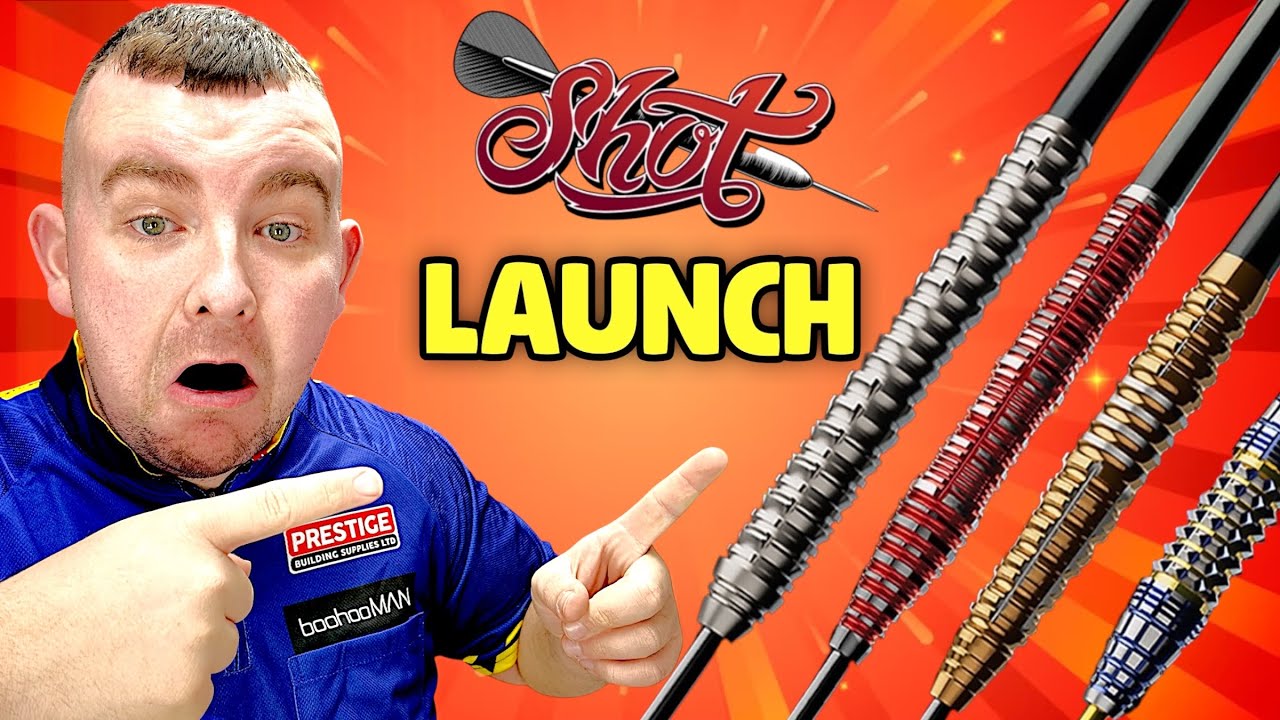Shot Darts Launch 4 BRAND NEW SETS Future Knights range