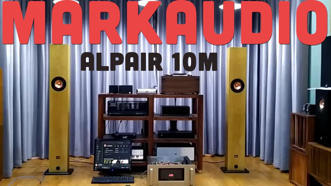 Clip test full range 16cm Markaudio Alpair 10M in MLTL box