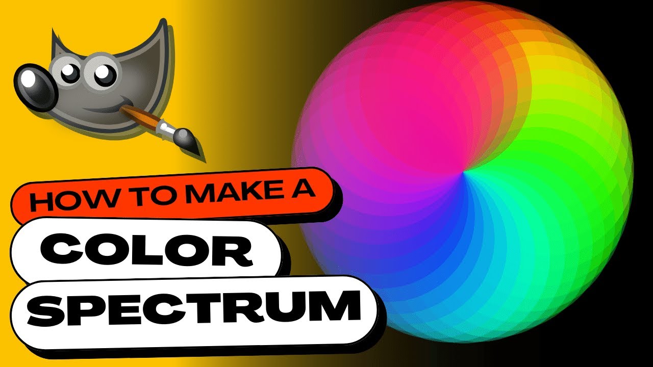 How to Create a Full Color Spectrum Circle in GIMP