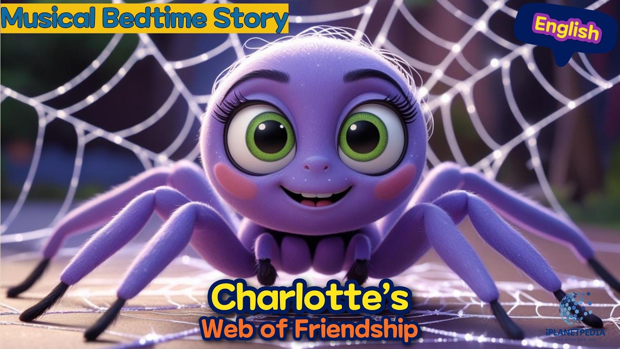 Charlotte&rsquo;s Web of Friendship | Moral Story | Fairy Tale | Moral Bedtime Stories @iPlanetPedia