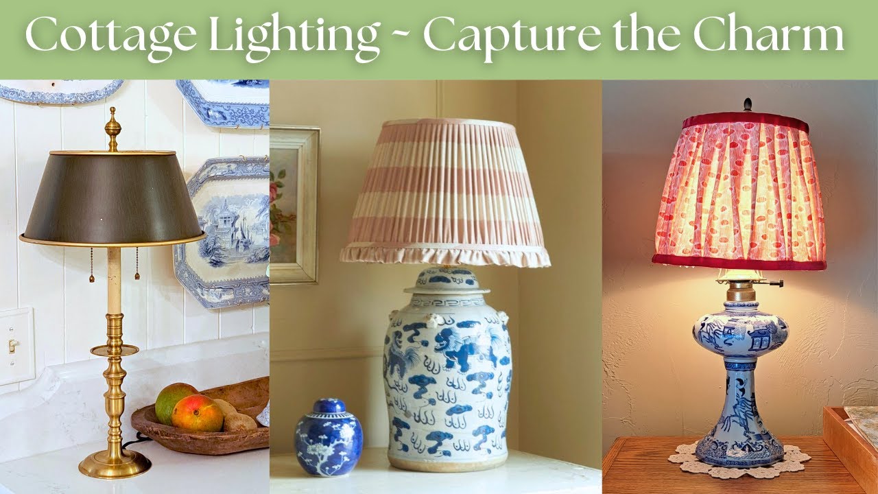 Cottage Lighting ~ Thrifted Home Decor