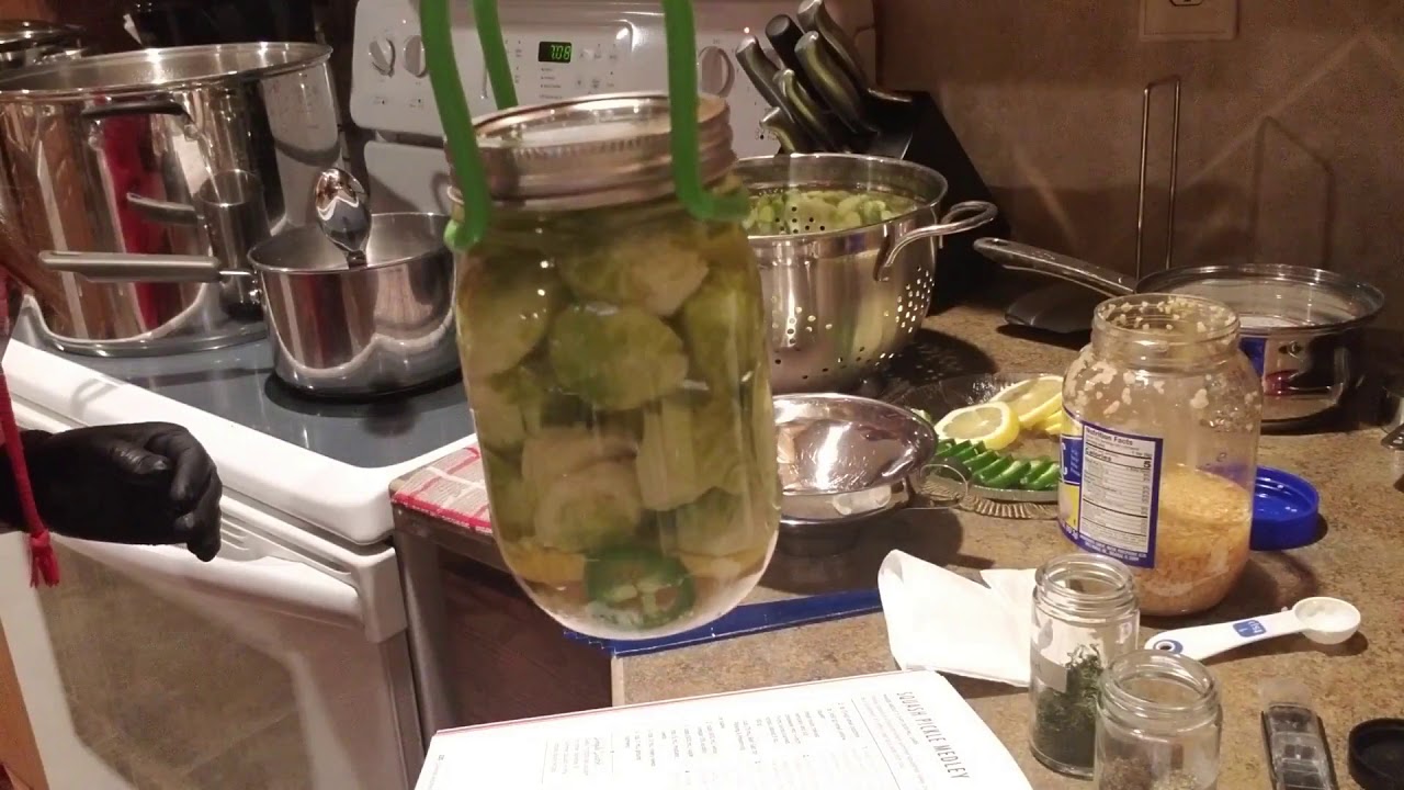 Canning Frog Balls AKA Pickled Brussells Sprouts
