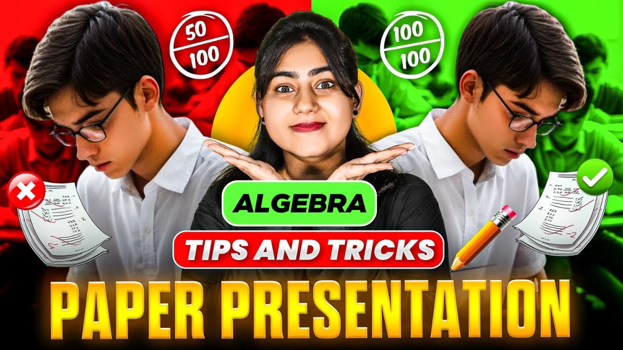 Algebra Paper presentation✅ | Class 10th SSC 🔥| Maharashtra State Board 2025🔥