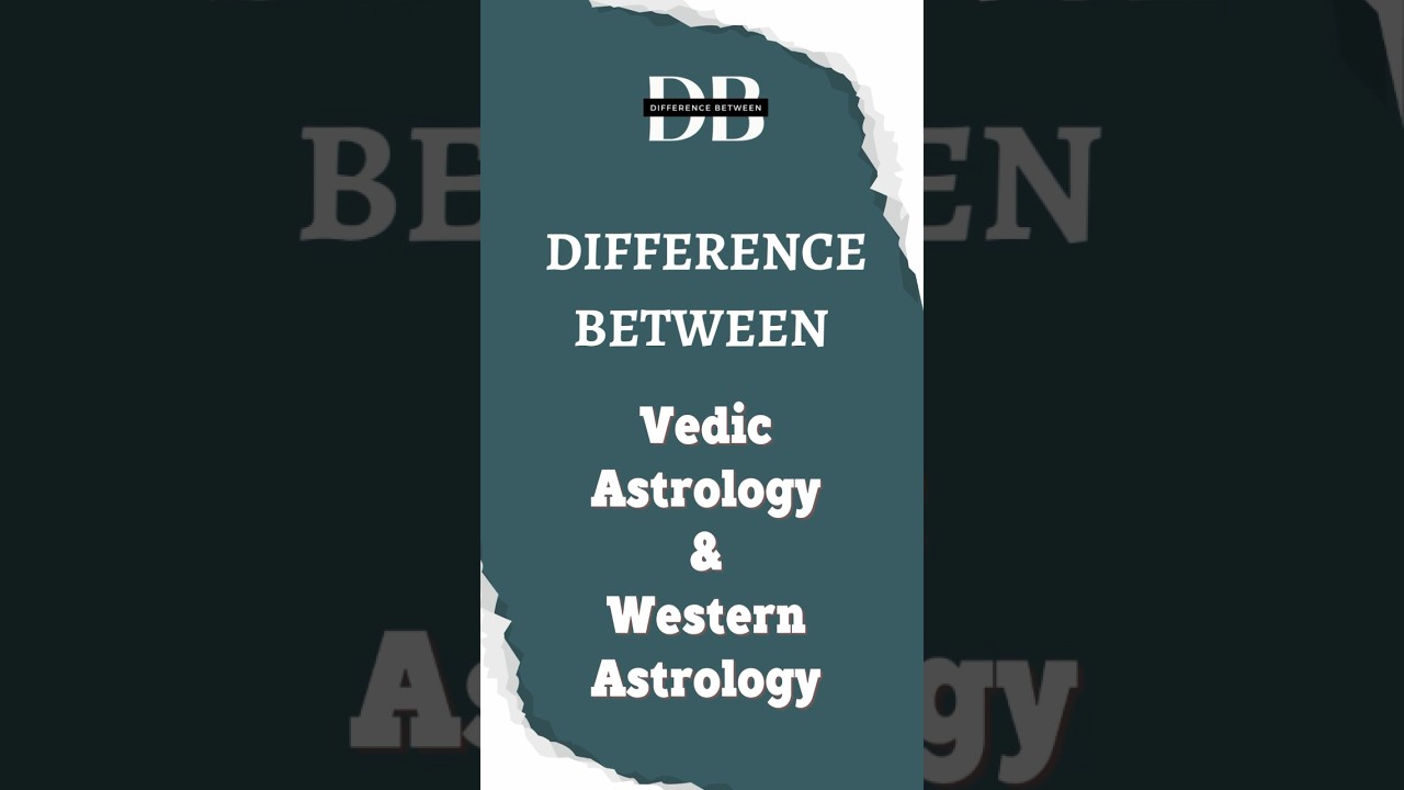 Vedic Astrology vs Western Astrology in 60 Seconds! 🌟