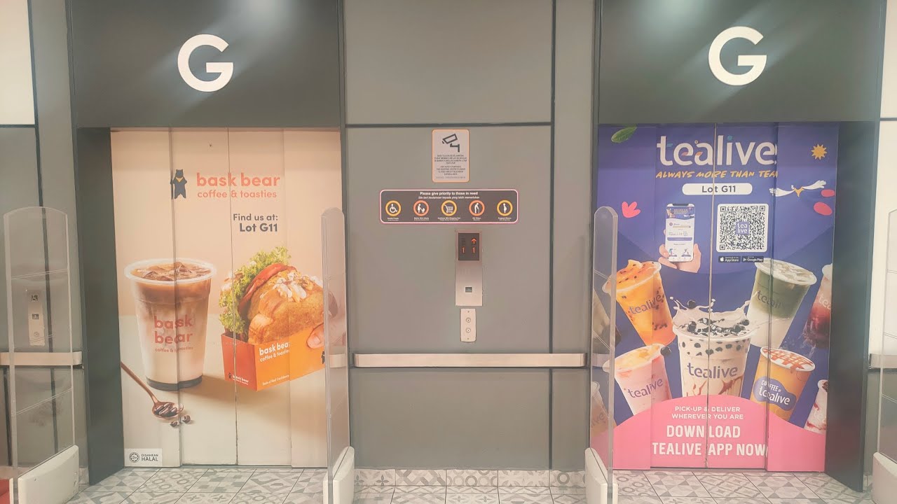 Mitsubishi GPS-II Elevators at AEON Ayer Keroh, Melaka