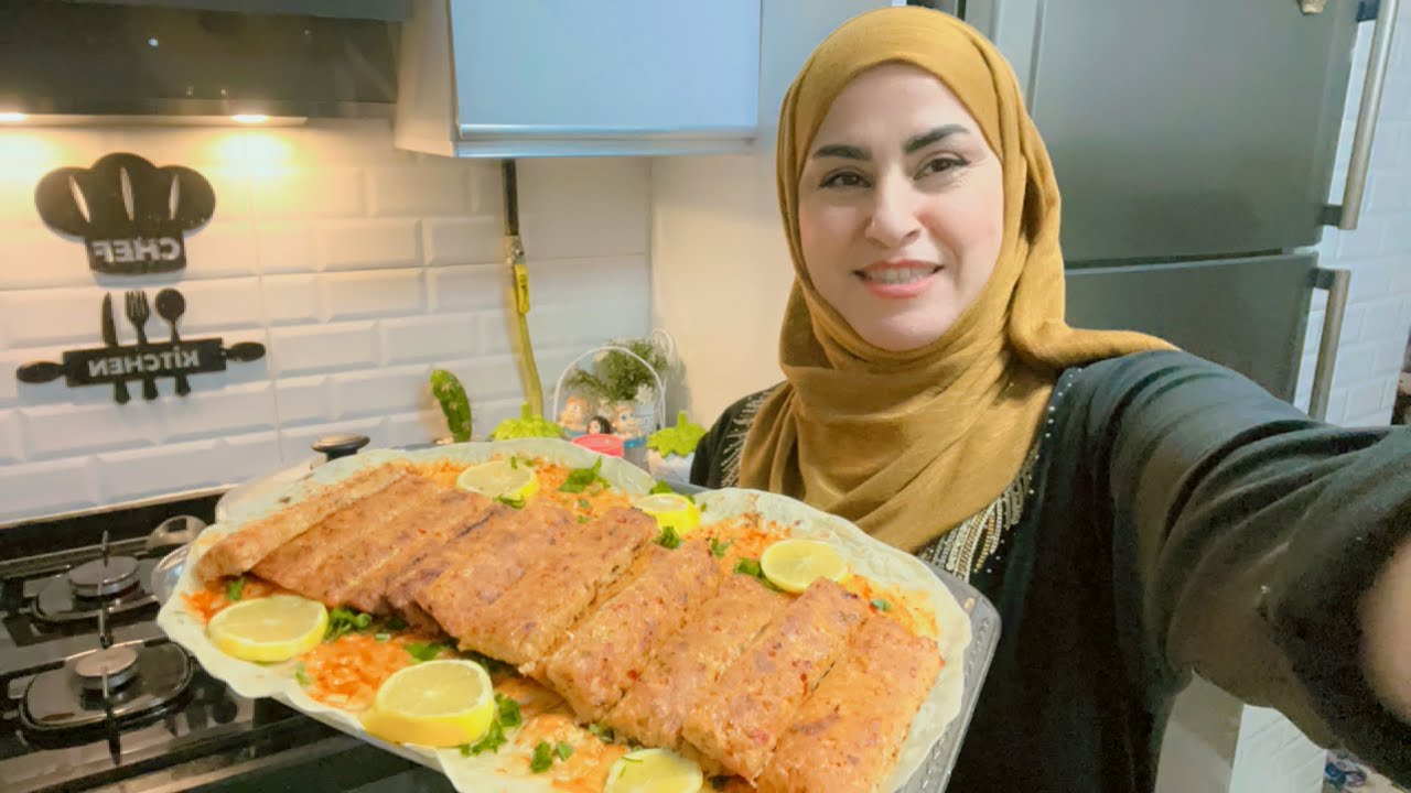 بالعراق وما خلصنا من سوالفها🙏 اليوم سويت غده مال مدللات كباب دجاج بالفرن 😋