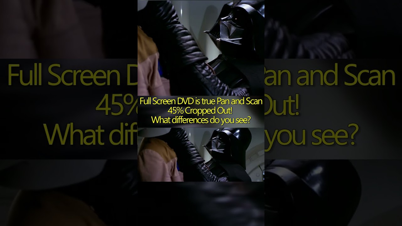 Star Wars A New Hope Full Screen vs Widescreen Tantive IV 7