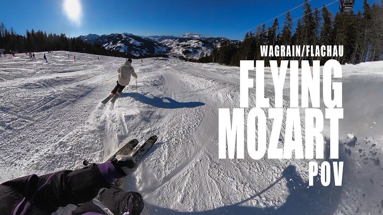 FULL SEND under the Flying Mozart lift! Austria SKI POV 4K