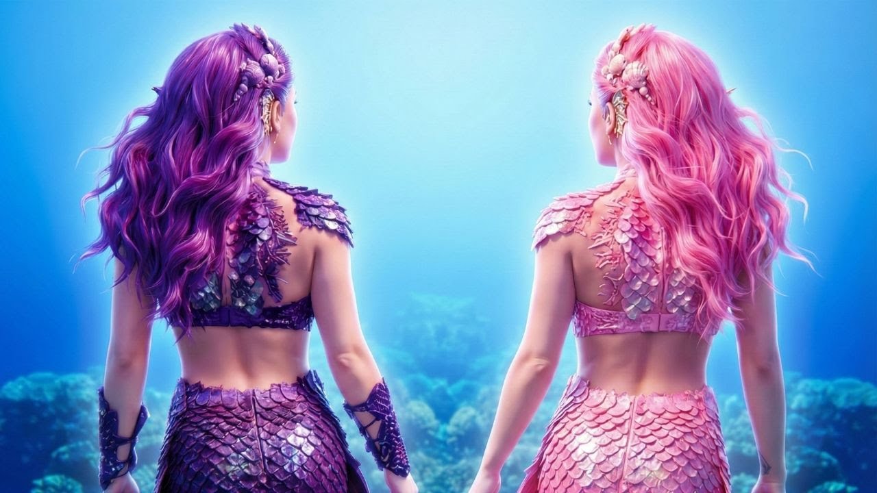 Русалка в одном цвете! 🧜‍♀️ Вирусное преображение ✨