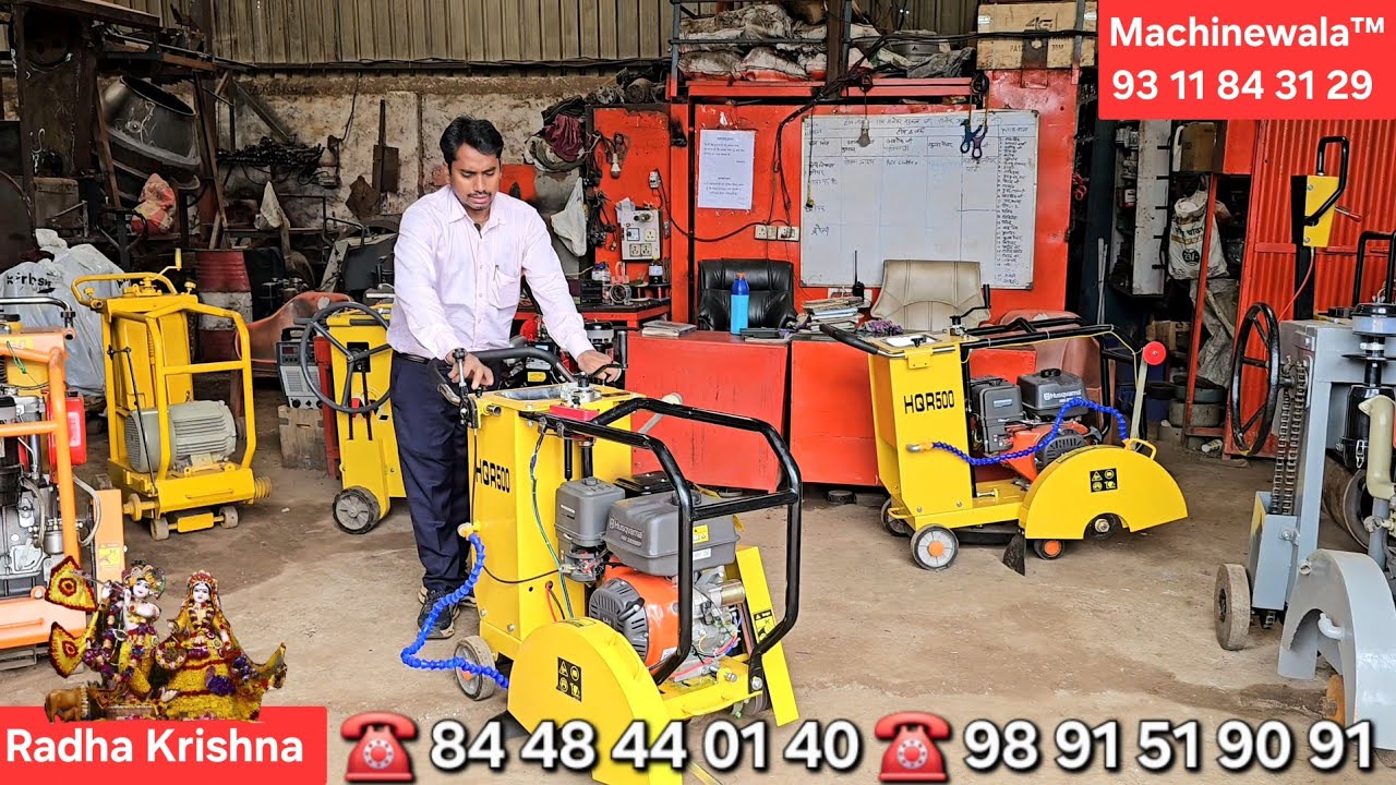 Rcc Road Cutting Machine Self Start | Self Group Cutting Machine | Self start Rcc Cutter Miller