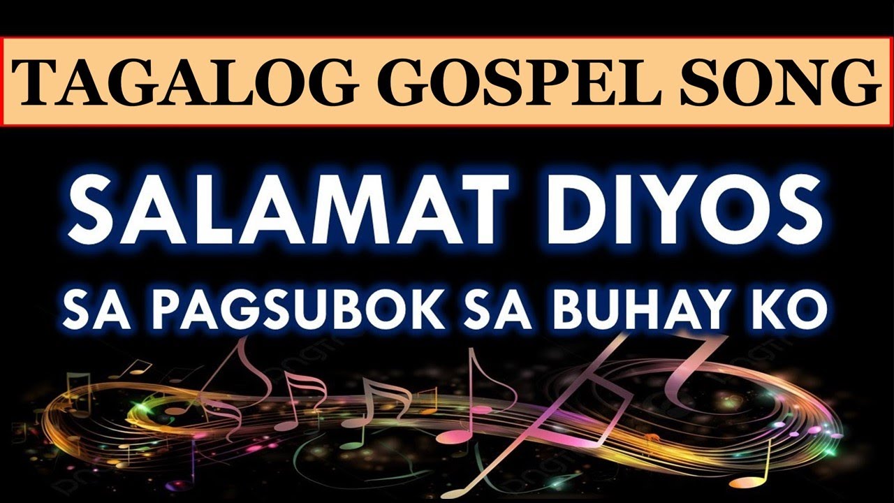 SALAMAT DIYOS - SA PAGSUBOK SA BUHAY KO (Tagalog Version of I Thank You Lord) #tagaloggospelsong