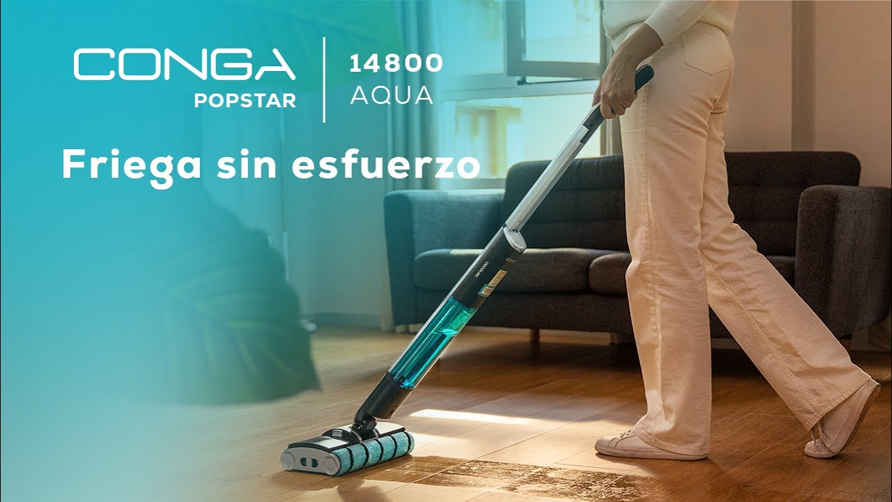 Fregona el&eacute;ctrica Conga Popstar 14800 Aqua