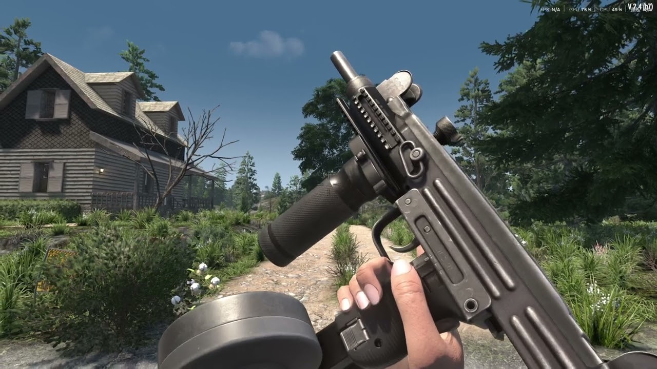 7DTD MOD IMI UZI custom animation DEMO